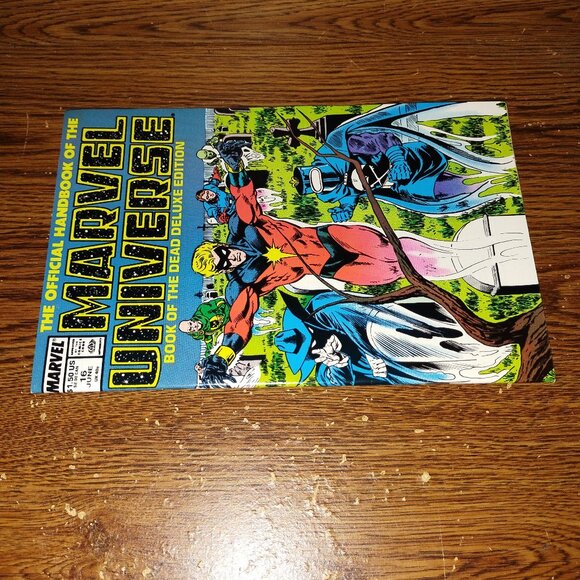 Official Handbook of Marvel Universe Book of the Dead Deluxe Edition Air-Walker - Picture 3 of 3